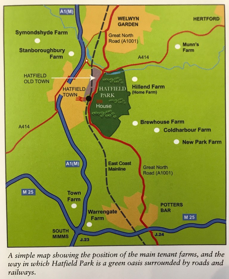 Estate map outlying farms