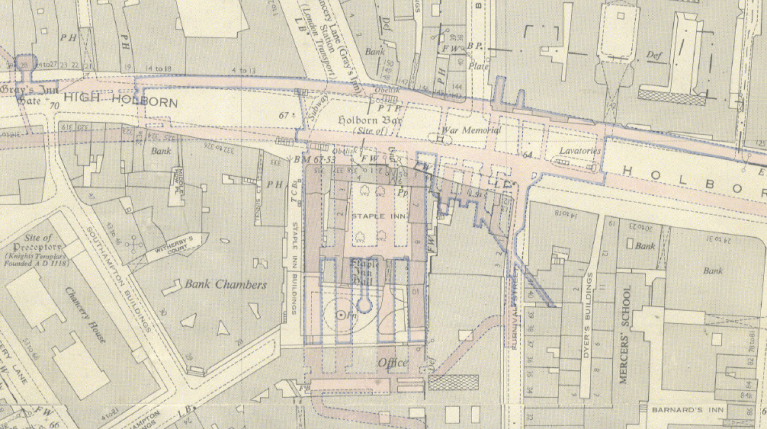 High Holborn map screengrab