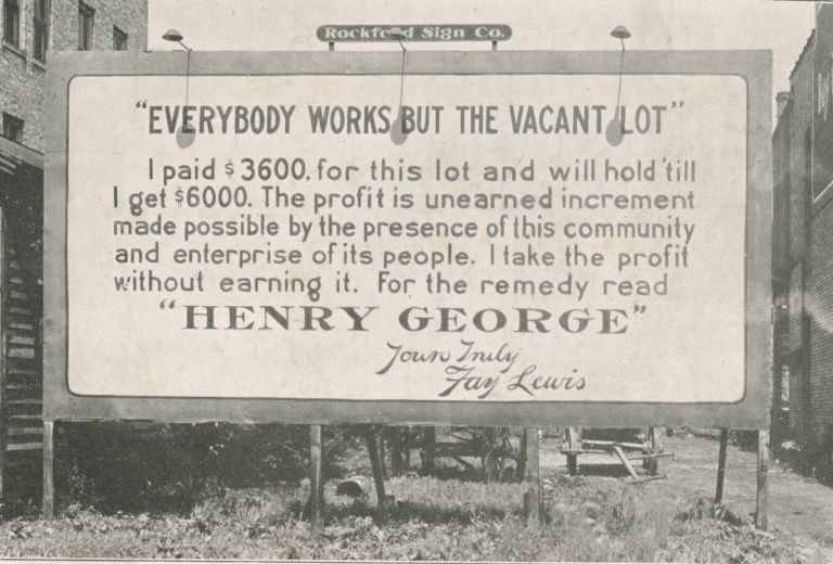 Henry George vacant lot